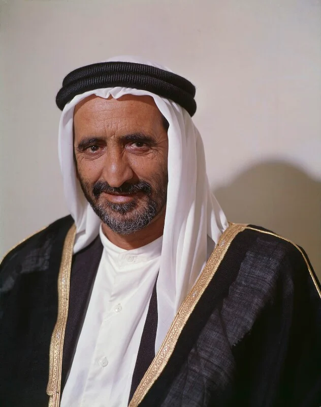 Photo of Sheikh Rashid Bin Saeed Al Makhtoum Photo on Independence Day of UAE